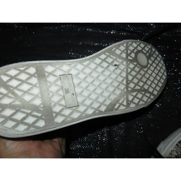 Giuseppe Zanotti Python Embossed Italian Leather Devon Skate Shoes Sneakers 38 o - Picture 7 of 10
